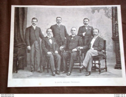 Il Nuovo Ministero Brasiliano Nel 1898 Presidente E Ministri Del Brasile - Before 1900