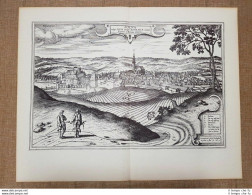 Veduta Della Città Polna Boemia Repubblica Ceca 1618 Braun E Hogenberg Ristampa - Cartes Géographiques