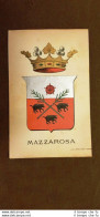 Stemma Mazzarosa Famiglia Nobile Cromolitografia Del 1880 Annuario Nobiltà - Ante 1900