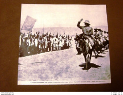 Il Fascismo In Italia La Guerra D'Etiopia Nel 1935 Generale Vaccarini A Macallè - Otros & Sin Clasificación