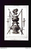 Armes Et Armures Du XV Siecle, France Incisione Del 1850 L'Univers Pittoresque - Before 1900