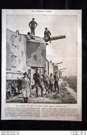 Train Blindé Armé De Canons Le Gotha Abattu 8 Mars 1918 WW1 Guerra 1914 - 1918 - Other & Unclassified