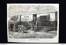 Il Treno-posta Inglese Incisione Del 1870 - Antes 1900