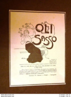 Pubblicità D'Epoca Per Collezionisti Olio Sasso Signora - Autres & Non Classés