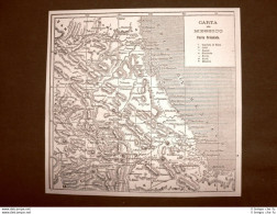 Carta Geografica Del Messico Del 1863 Parte Orientale - Before 1900