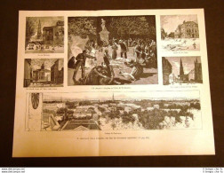 Terremoto Nella Carolina Del Sud Nel 1886 Parco Di Washington Veduta Charleston - Ante 1900