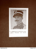 WW1 Prima Guerra Mondiale 1914-1918 Caduto Amedeo Cadioli Maggiore - Other & Unclassified