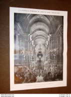 La Pasqua A Roma Nel 1787 Il Papa Nella Cappella Paolina Da Stampa Di Piranesi - Autres & Non Classés