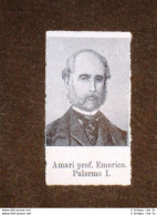 Deputato Nel 1861 Emerico Amari Di Palermo E Capone D'Altavilla Di Benevento - Sonstige & Ohne Zuordnung