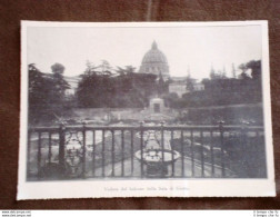 Città Del Vaticano Nel 1932 Veduta Del Balcone Della Sala Di Giotto - Autres & Non Classés