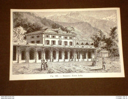 Rara Veduta Di Fine '800 Recoaro - Fonte Lelia - Avant 1900