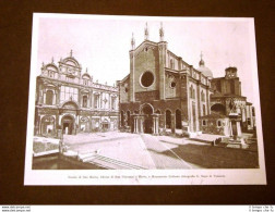 Venezia Nel 1899 Scuola Di San Marco, Chiesa Di San Giovanni E Paolo E Colleoni - Vor 1900