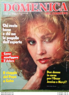 La Domenica Del Corriere 8 Febbraio 1986 Monroe Lange Streep Alfredino Reder SS - Altri & Non Classificati