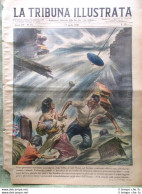 La Tribuna Illustrata 14 Aprile 1946 Maremoto Isole Hawaii Divorzio Siluro Miami - Sonstige & Ohne Zuordnung