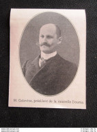 Golovine, Presidente Della Nuova Duma In Russia Stampa Del 1907 - Sonstige & Ohne Zuordnung