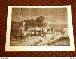 La Pastrorella Amabile Quadro Di Giuseppe Quaranta - Antes 1900