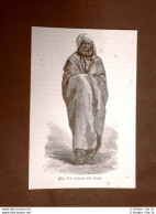 Anziano Uomo Abitante Dello Scinde Nel 1883 India Moda E Costume - Voor 1900