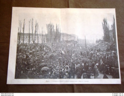 Milano Nel 1898 Funerali Felice Cavallotti Vill AContessa Cellere Duello Salma - Sonstige & Ohne Zuordnung