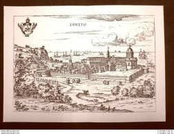 Loreto Itinerario D'Italia Anno 1747 Francesco Scotto Ristampa Anastatica - Landkarten