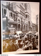 Il Re A Cremona Nel 1904 Piazza Del Comune Ospedale Dei Bambini Alfonso Mandelli - Sonstige & Ohne Zuordnung