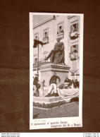 Napoli Nel 1910 Inaugurazione Del Monumento Al Generale Cosenz Campania - Otros & Sin Clasificación