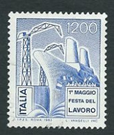 Italia 1983; 1° Maggio, May 1 Festa Del Lavoro. Usato. - 1981-90: Usati