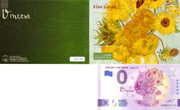 0-Euro PEBR 2022-3 VINCENT VAN GOGH - ZONNEBLOEMEN First Issue Pack No. Nur Bis #250 ! - Pruebas Privadas