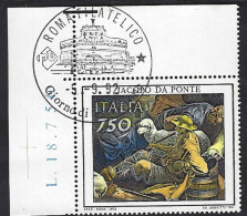 Italia 1992; Jacopo Da Ponte; FDC Francobollo Di Angolo Superiore. - 1991-00: Gebraucht