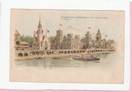 EXPOSITION UNIVERSELLE DE PARIS 1900 PAVILLONS D'ALLEMAGNE ESPAGNE MONACO SUEDE - Exhibitions