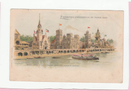 EXPOSITION UNIVERSELLE DE PARIS 1900 PAVILLONS D'ALLEMAGNE ESPAGNE MONACO SUEDE - Expositions