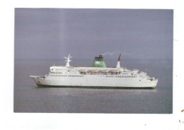 POSTCARD   SHIPPING  FERRY  IRISH LINE   SAINT PATRICK 11  PUBL BY RAMSEY POSTCARDS - Chiatte, Barconi