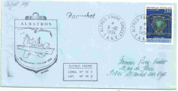 YT 2855 Fonte De Guimard - Posté à Bord De L'Albotros - Paquebot - Alfred Faure - Crozet - 06/10/1994 - Lettres & Documents