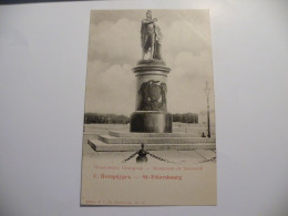 A547 . CPA. RUSSIE. St.Pétersbourg. Monument De Souvoroff.. Beau Plan .  Non écrite - Rusland