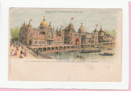 EXPOSITION UNIVERSELLE DE PARIS 1900 LES PAVILLONS D'ITALIE OTTOMAN ETATS UNIS AUTRICHE ET BOSNIE - Expositions