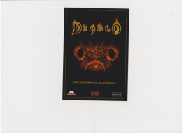 Carte Postale Efigie Jeux Diablo  Ubi Soft - Sonstige & Ohne Zuordnung