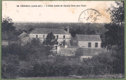 CPA Vue Rare -  LOIRE ATLANTIQUE - FÉGRÉAC - HOTEL DENIS ET ECOLE LIBRE DES FILLES - - Andere & Zonder Classificatie