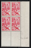 Coin Daté - YV PA 17a (rose) N** MNH Luxe Coin Daté Du 10.5.46 - Luftpost