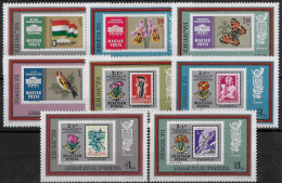 HONGRIE - TIMBRES SUR TIMBRES - N° 2301 A 2308 - NEUF** MNH - Stamps On Stamps