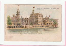 EXPOSITION UNIVERSELLE DE PARIS 1900 PAVILLONS DE HONGRIE ANGLETERRE BELGIQUE ET NORVEGE - Exposiciones