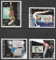 CENTRAFRIQUE - JEUX OLYMPIQUES DE SEOUL EN 1988 - PA 373 A 376 - NEUF** MNH - Ete 1988: Séoul