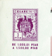 España 1968 LETRA DE CAMBIO — Timbre Fiscal 14ª Clase 3 Ptas. — Timbrología - Steuermarken