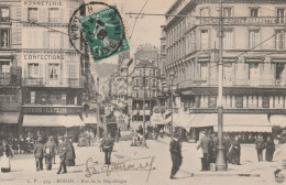 ROUEN RUE DE LA REPUBLIQUE 1908 TBE - Rouen