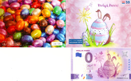 0-Euro PEBQ 2022-1 VROLIJK PASEN - FROHE OSTERN First Issue Pack No. Nur Bis #250 ! - Privéproeven