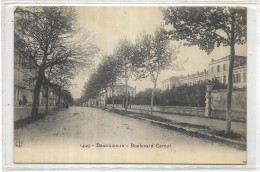 D 83.  DRAGUIGNAN.  BOULEVARD CARNOT. CARTE ECRITE - Draguignan