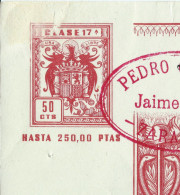 España 1966 LETRA DE CAMBIO — Timbre Fiscal 17ª Clase 50 Cts. — Timbrología - Fiscales