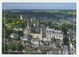 {91977} 37 Indre Et Loire Loches , Le Château Sur Un éperon Rocheux , L' Ancienne Collégiale Notre Dame - Loches