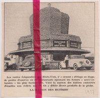 USA House Of Oysters , Maison Des Huitres - Orig. Knipsel Coupure Tijdschrift Magazine - 1937 - Non Classés