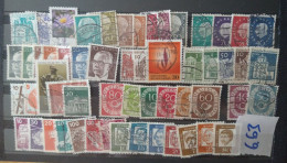 Deutschland 50 Verschiedene Briefmarken Los 6.63 - Otros & Sin Clasificación