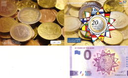 0-Euro PEBH 2022-2  20 YEARS OF THE EURO First Issue Pack No. Nur Bis #250 ! - Privéproeven