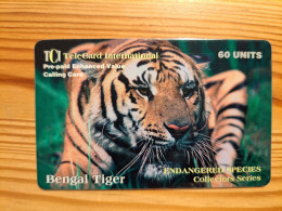 Prepaid Phonecard USA, TCI - Tiger - Andere & Zonder Classificatie